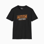 Autism Acceptance Graffiti Tee-Black-Neurodiversity, ADHD & Autism Awareness & Acceptance T-Shirt by Daily Bloom