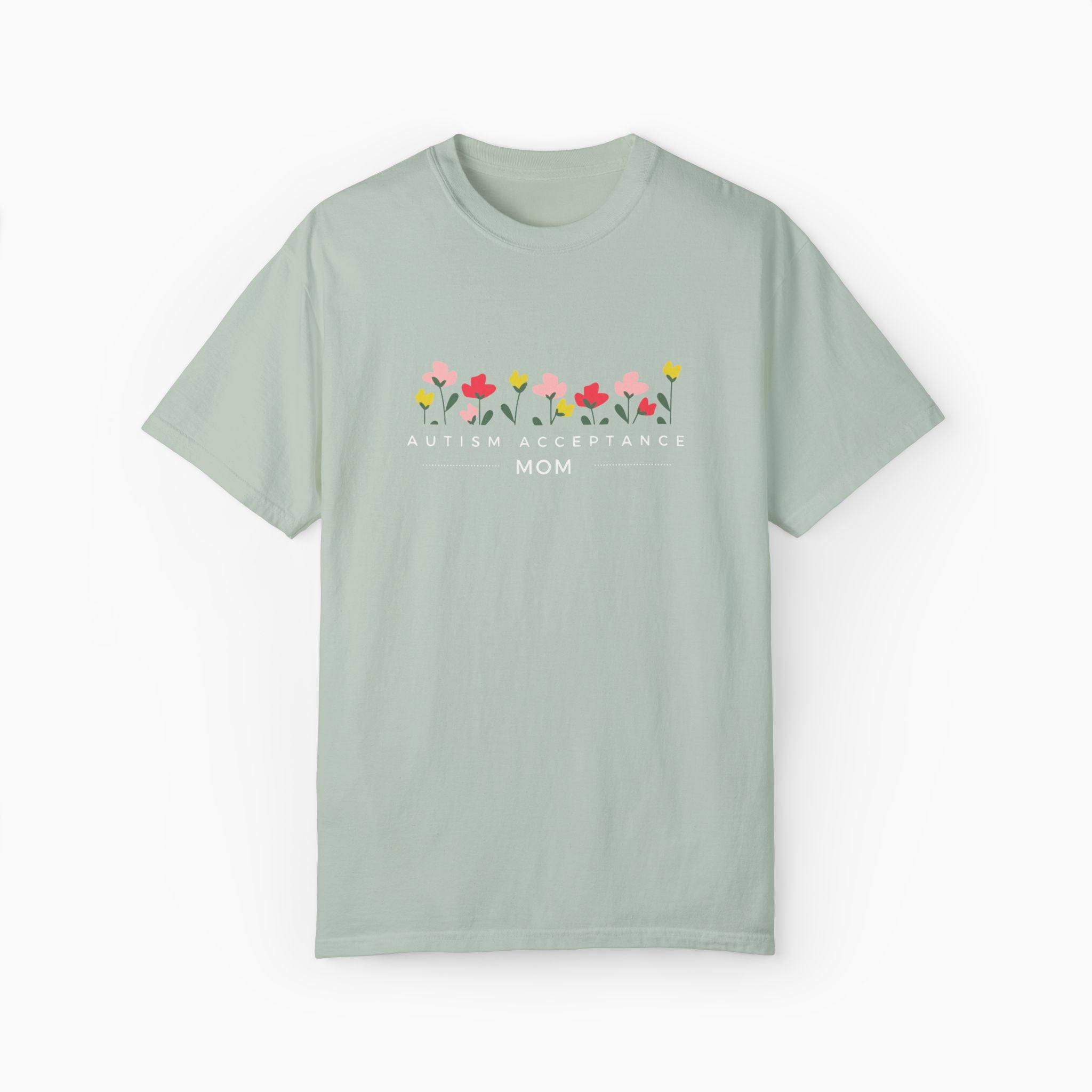 Autism Acceptance Mom Comfort Colors Tee