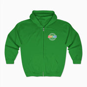 Autism Awareness 2025 - Blooms of Color All Around Zip Up Hoodie