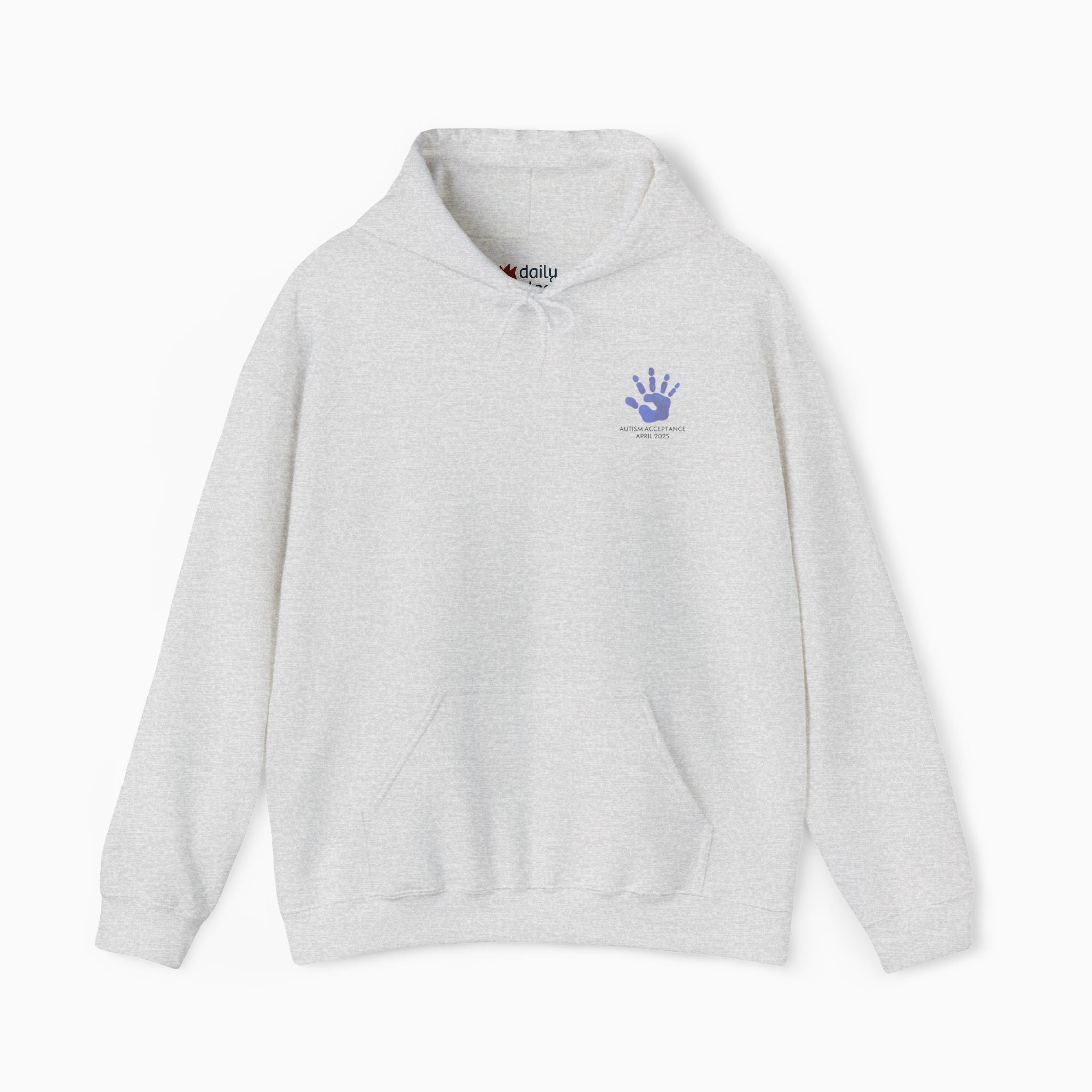 Autism Awareness 2025 - Affirmation Handprints Hoodie
