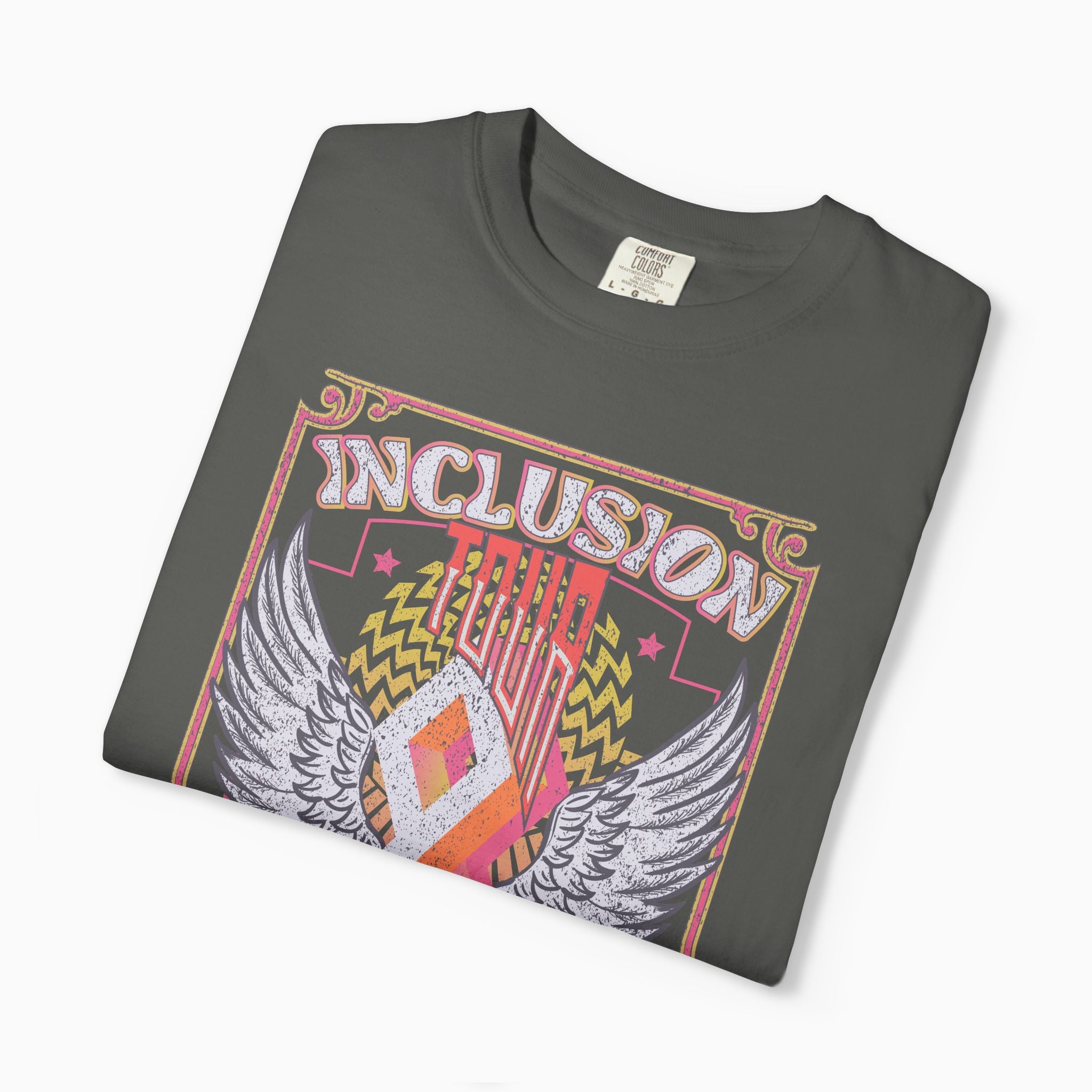 Autism T-Shirt - Inclusion Tour Comfort Colors T-Shirt - Daily Bloom
