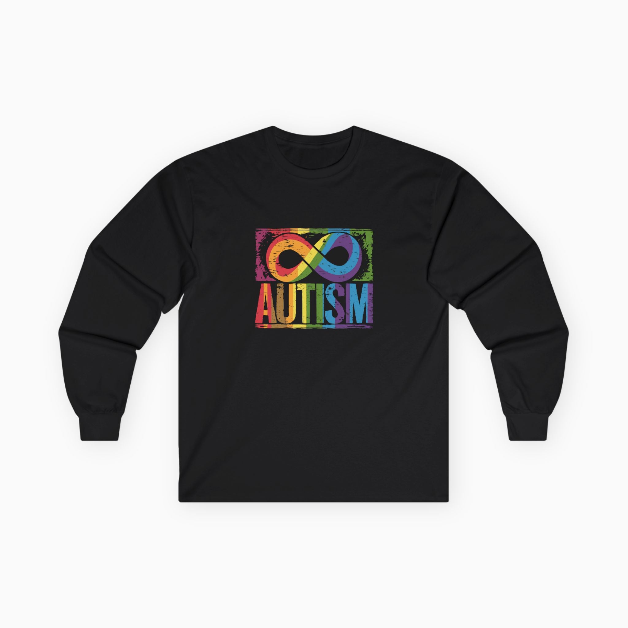 Autism Grunge Infinity Rainbow Long Sleeve T-Shirt