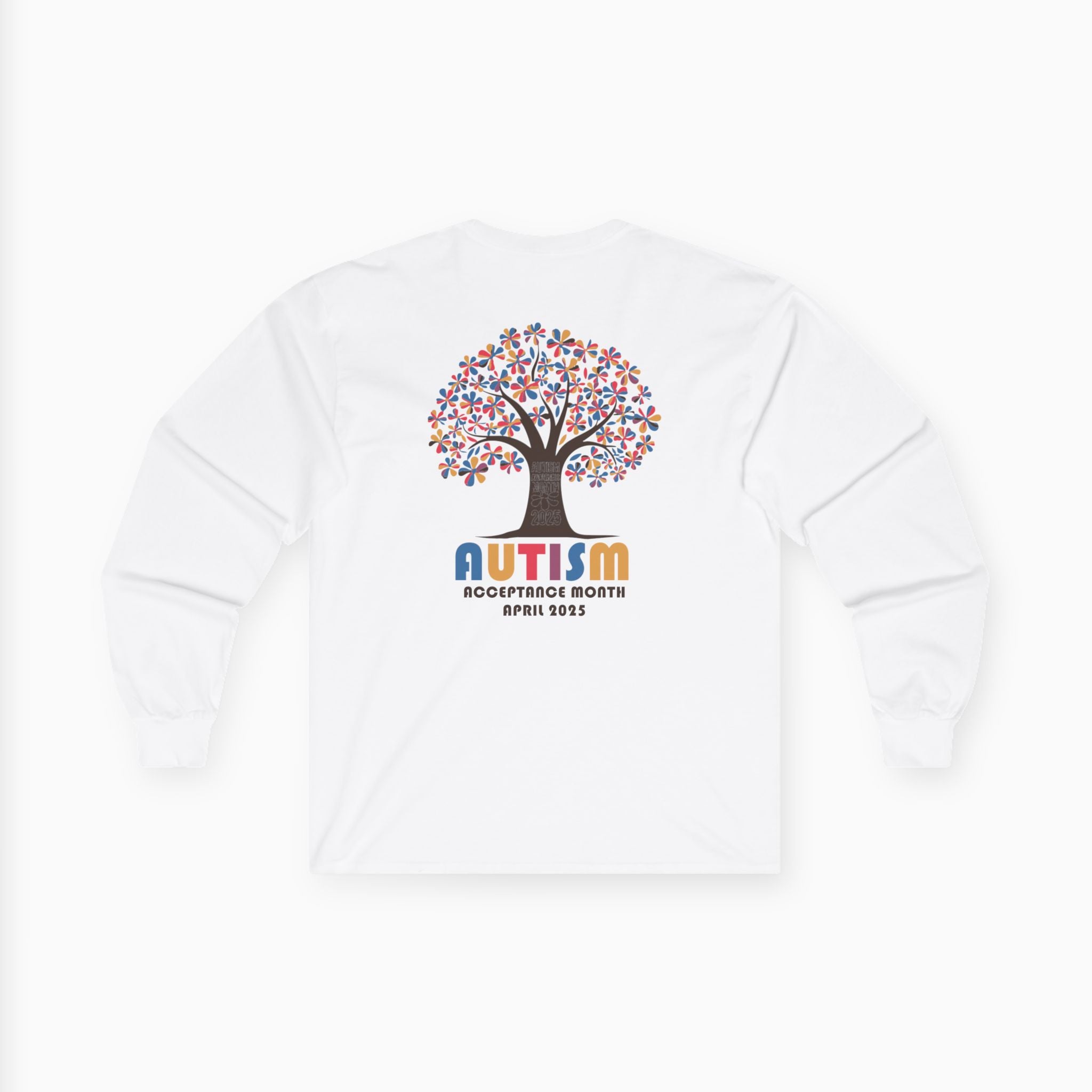 Autism Awareness 2025 - Tree of Acceptance Long Sleeve Tee