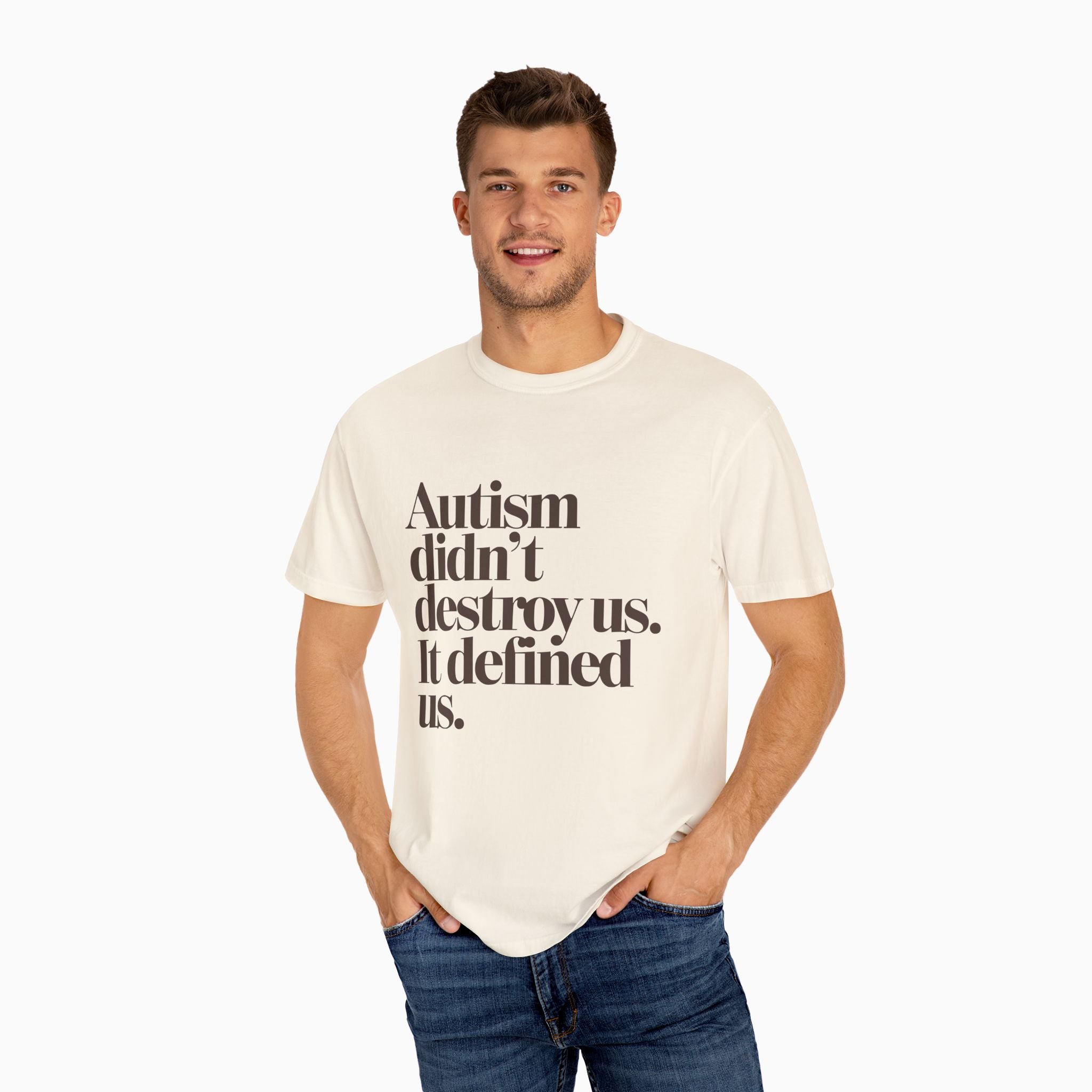 Autism Didn't Destroy Us Comfort Colors Tee