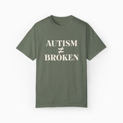 Autism ≠ Broken Comfort Colors Tee