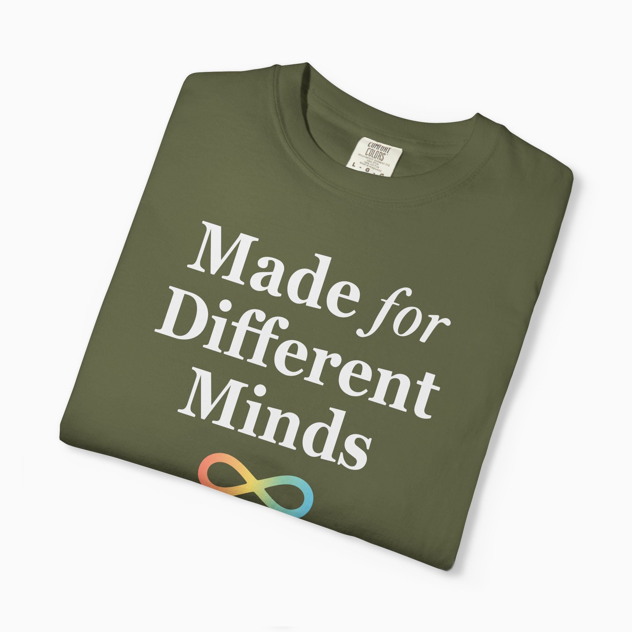 Autism T-Shirt - Made For Different Minds Comfort Colors T-Shirt - Daily Bloom