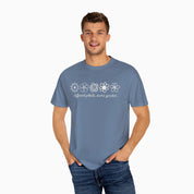 Different Petals Same Garden Flower Sketches Comfort Colors Tee