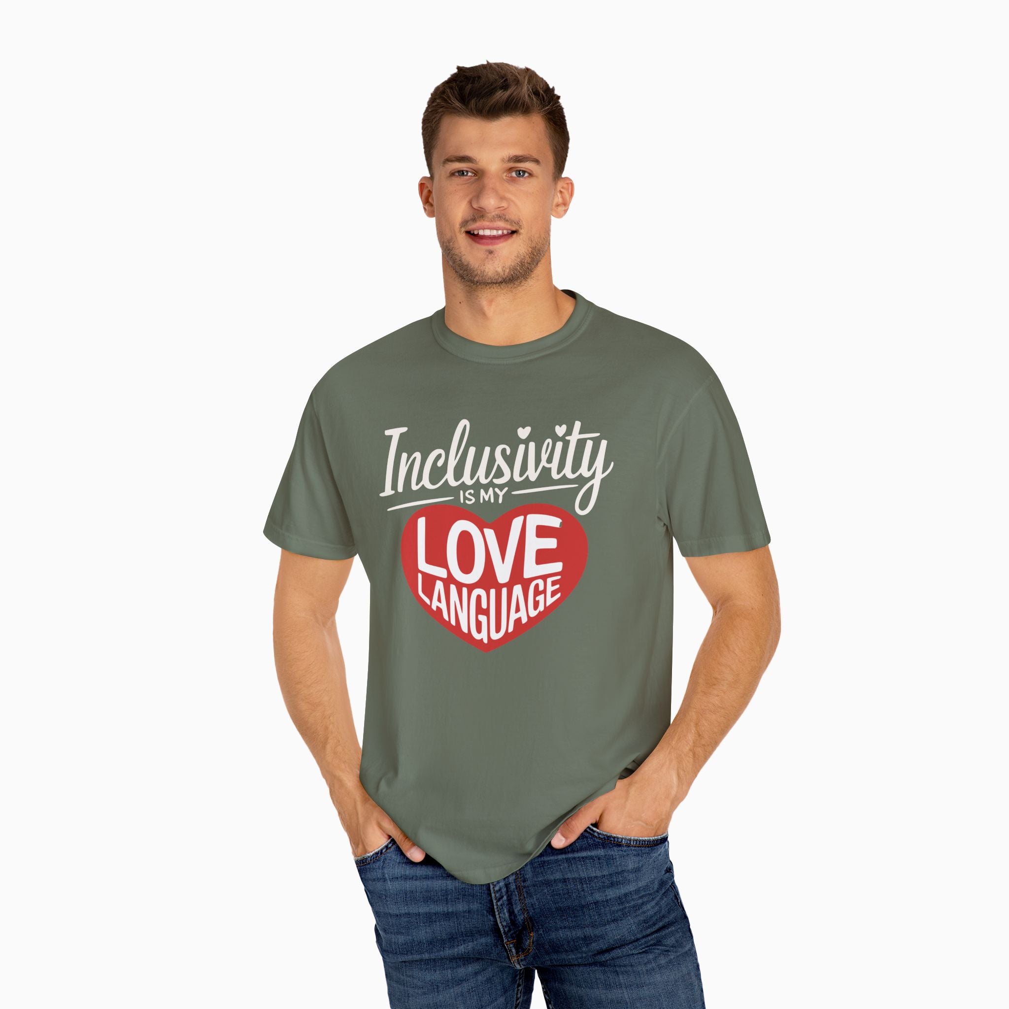 Inclusivity is my Love Language Comfort Colors Tee