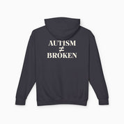 Autism ≠ Broken Comfort Colors Lightweight Hoodie