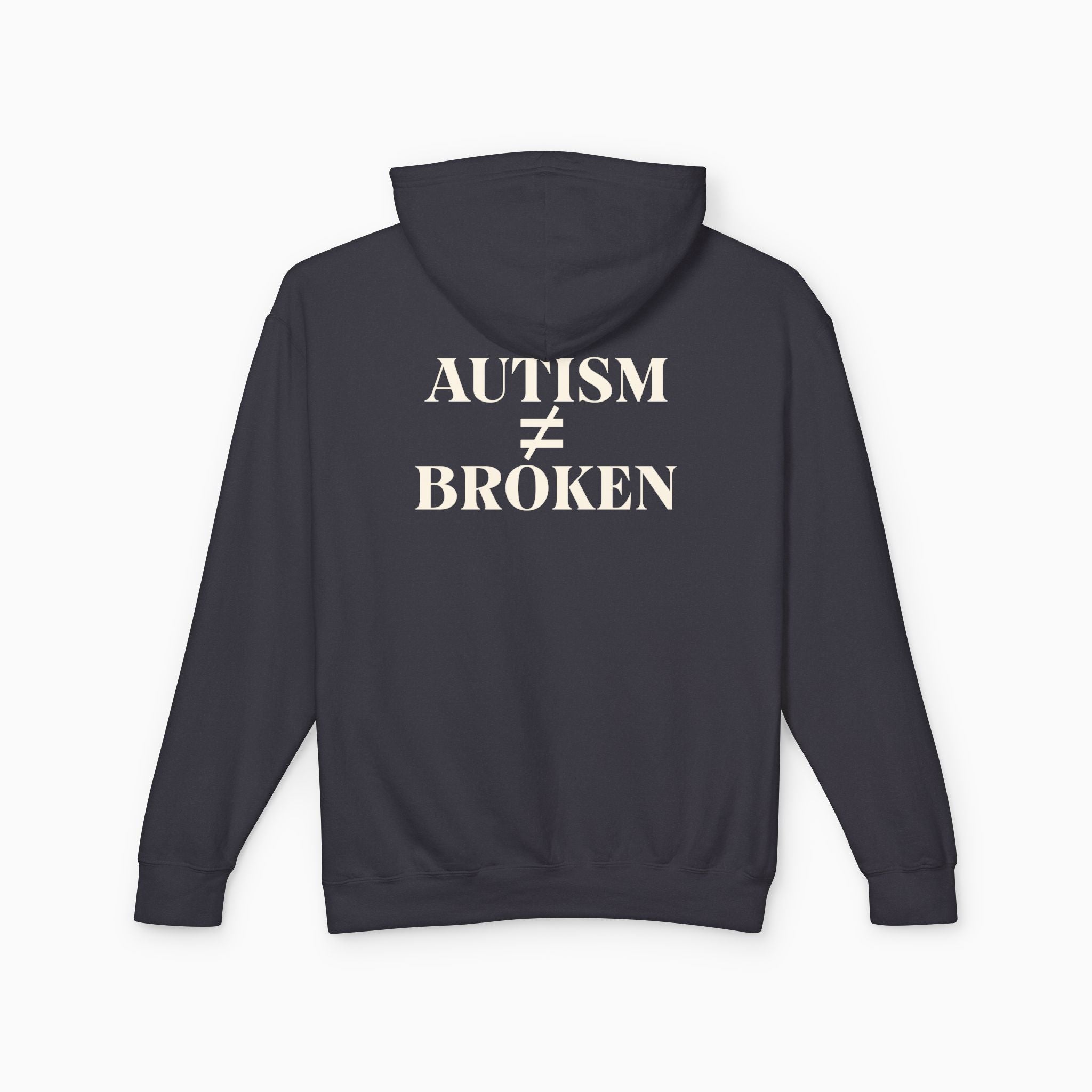 Autism ≠ Broken Comfort Colors Lightweight Hoodie