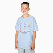 Autism Awareness 2025 - Affirmation Handprints Youth T-Shirt