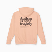 Autism is Not a Tragedy Comfort Colors Lightweight Hoodie