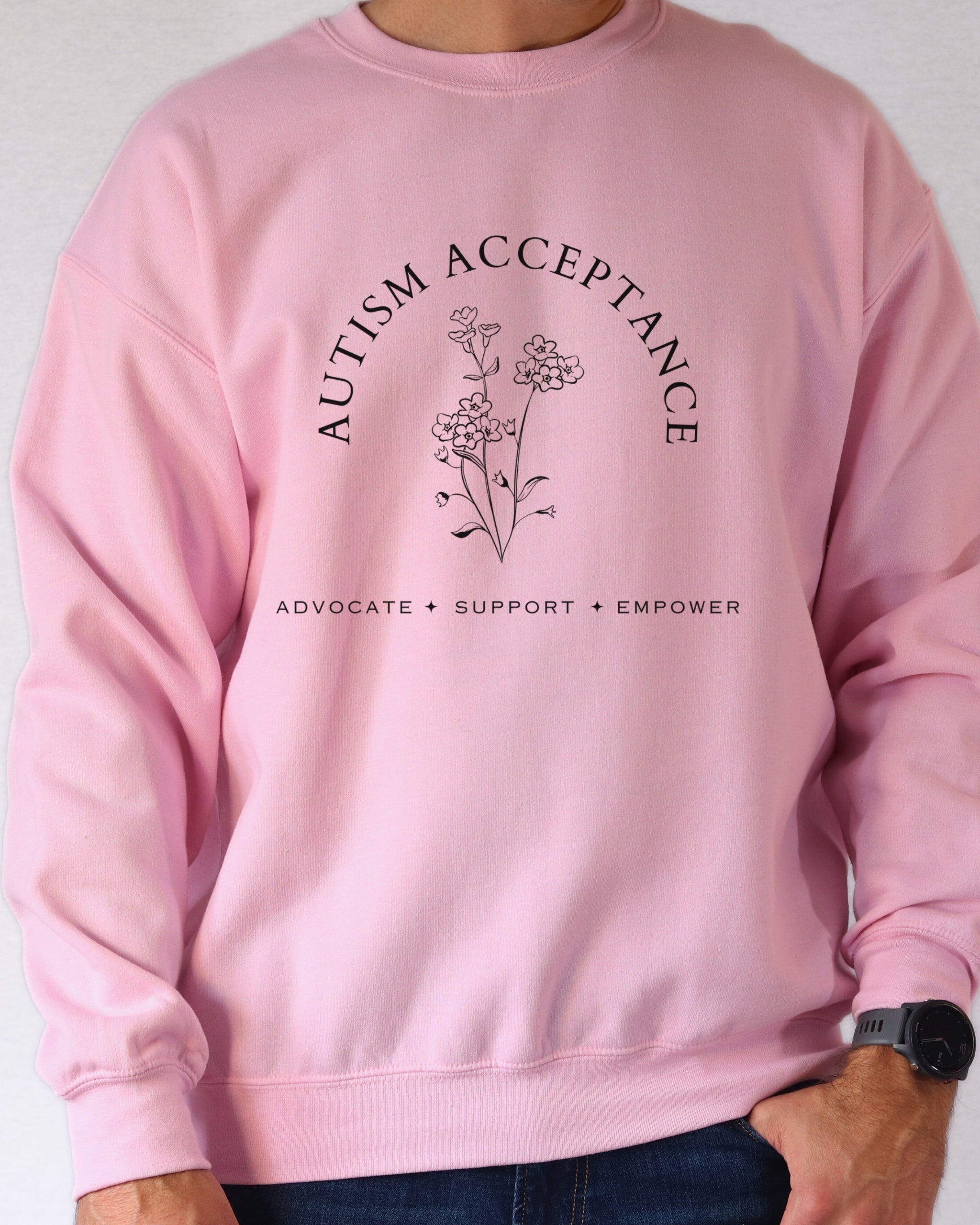 Autism Acceptance - Advocate Support Empower Sweatshirt