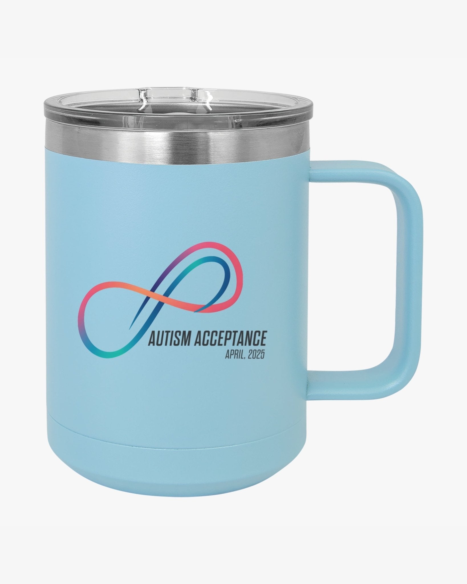 Autism Mug - Autism Awareness 2025 - Loop of Acceptance Coffee Mug Tumbler - Daily Bloom