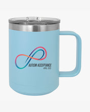 Autism Awareness 2025 - Loop of Acceptance Coffee Mug Tumbler