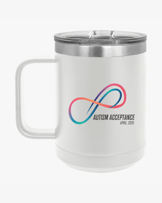 Autism Awareness 2025 - Loop of Acceptance Coffee Mug Tumbler