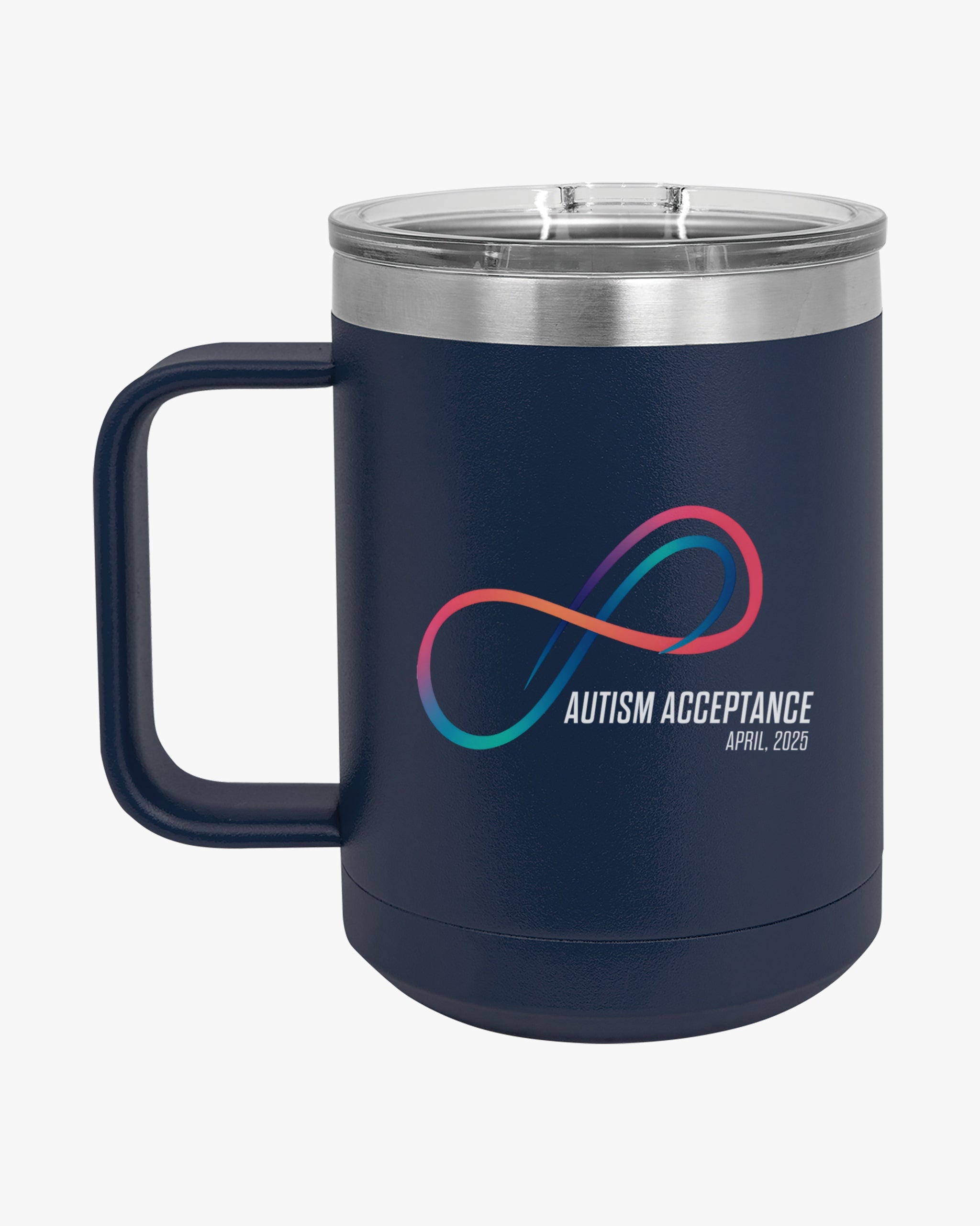 Autism Awareness 2025 - Loop of Acceptance Coffee Mug Tumbler
