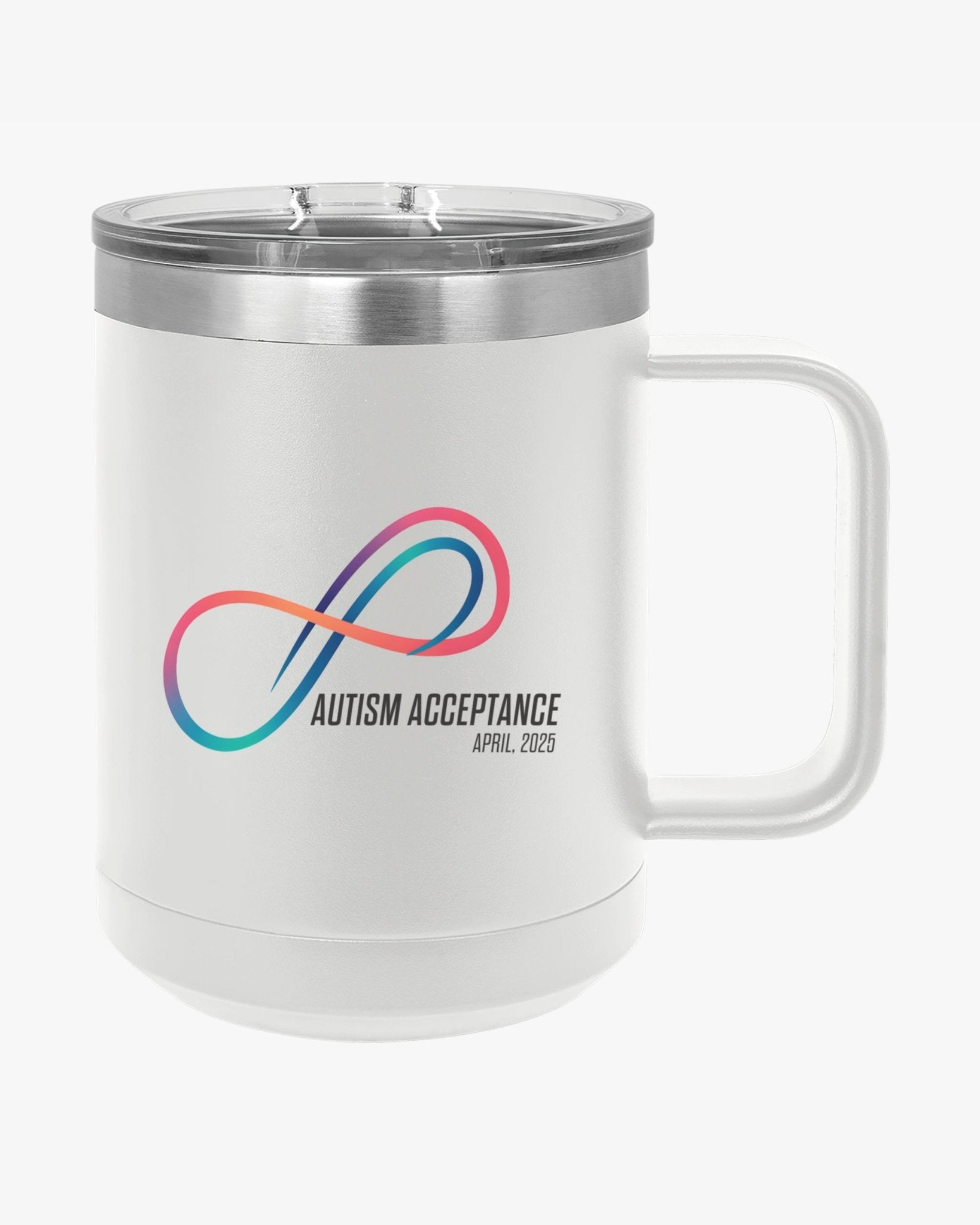 Autism Mug - Autism Awareness 2025 - Loop of Acceptance Coffee Mug Tumbler - Daily Bloom
