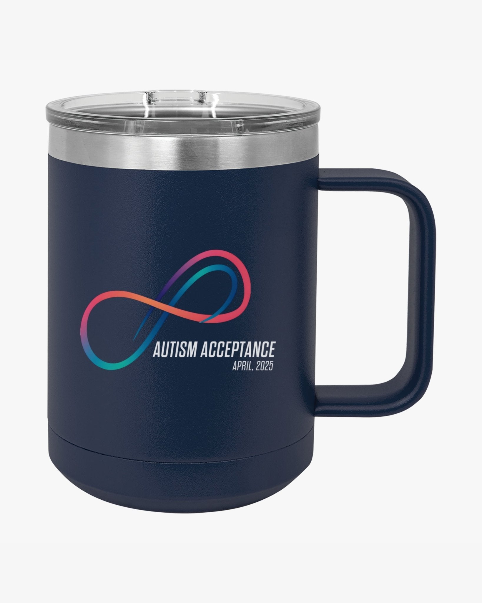Autism Mug - Autism Awareness 2025 - Loop of Acceptance Coffee Mug Tumbler - Daily Bloom