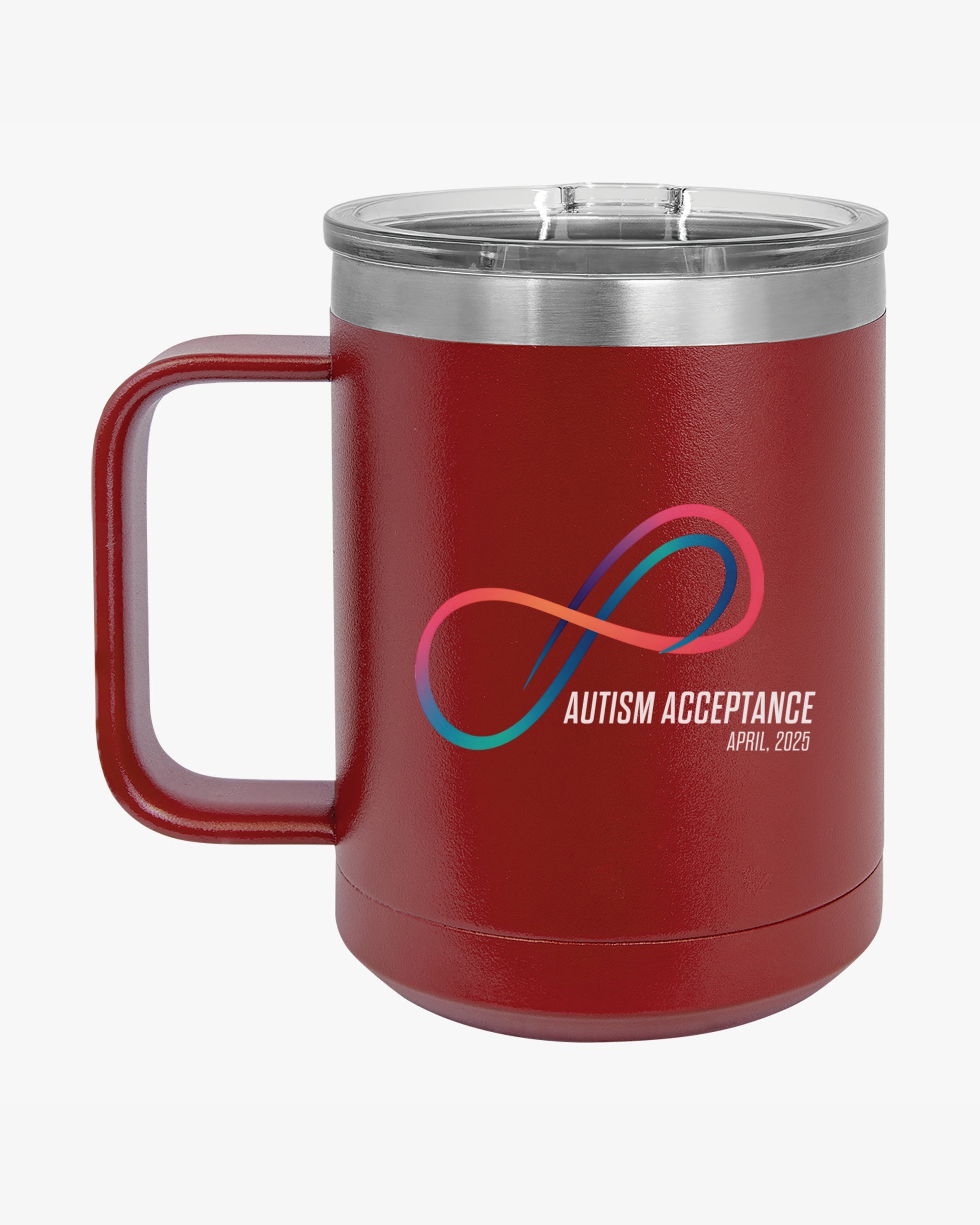 Autism Awareness 2025 - Loop of Acceptance Coffee Mug Tumbler