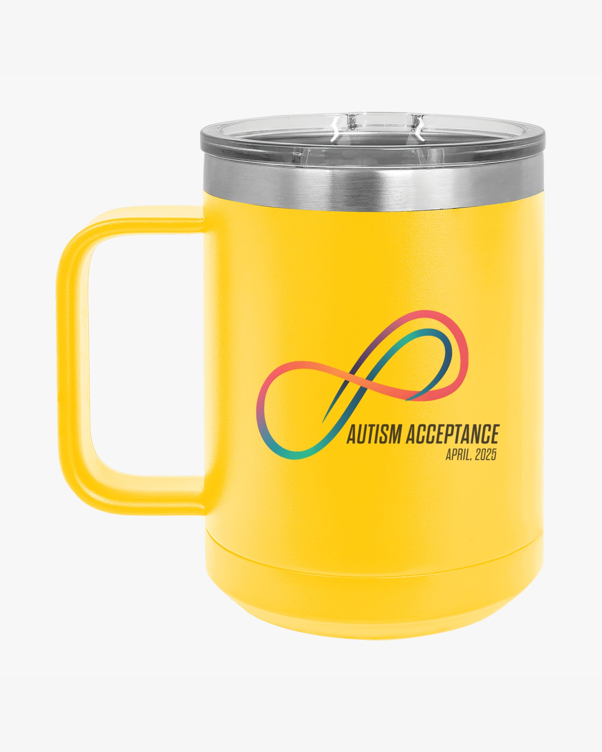 Autism Awareness 2025 - Loop of Acceptance Coffee Mug Tumbler