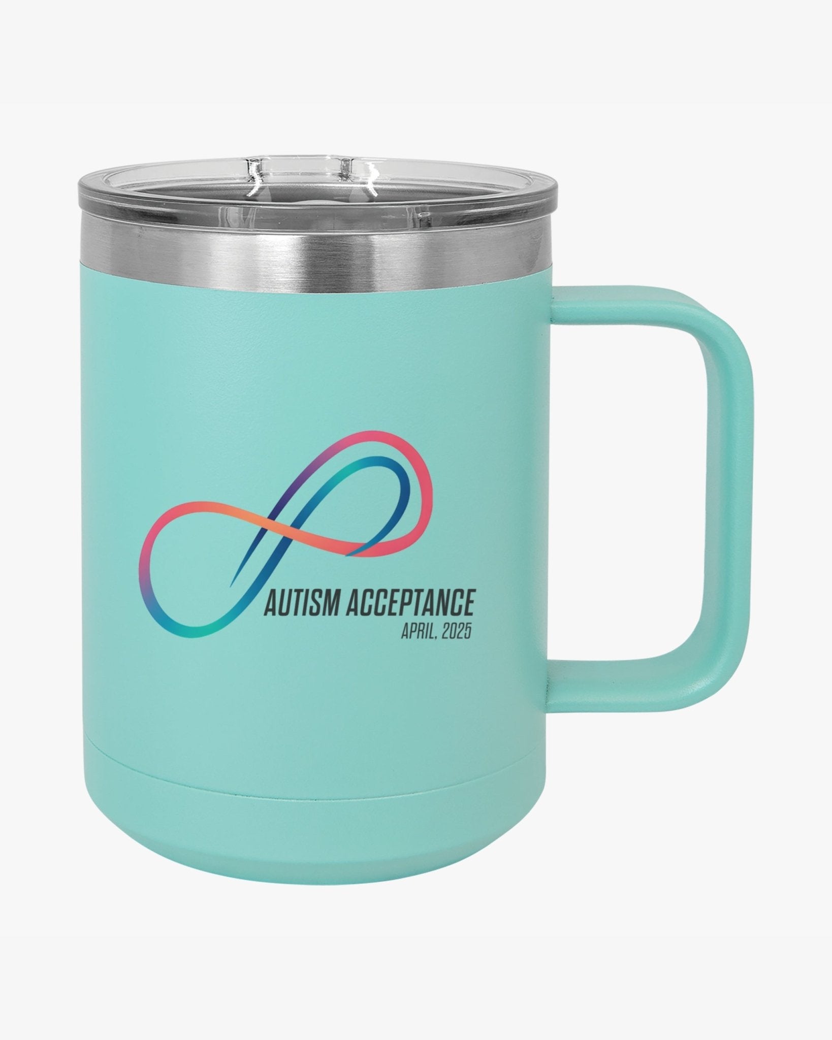 Autism Mug - Autism Awareness 2025 - Loop of Acceptance Coffee Mug Tumbler - Daily Bloom