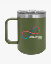 Autism Awareness 2025 - Loop of Acceptance Coffee Mug Tumbler