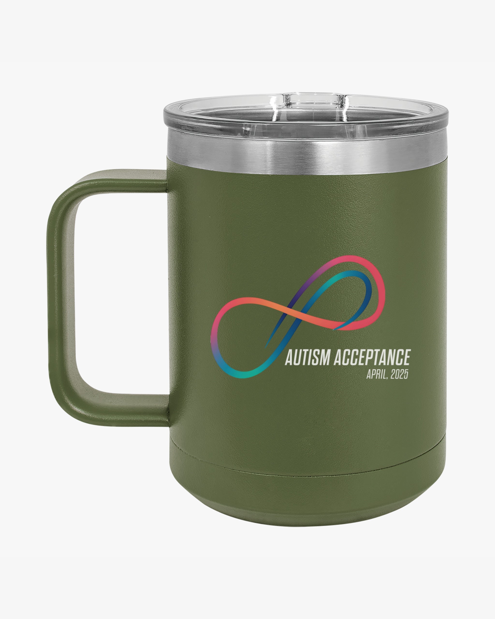 Autism Awareness 2025 - Loop of Acceptance Coffee Mug Tumbler