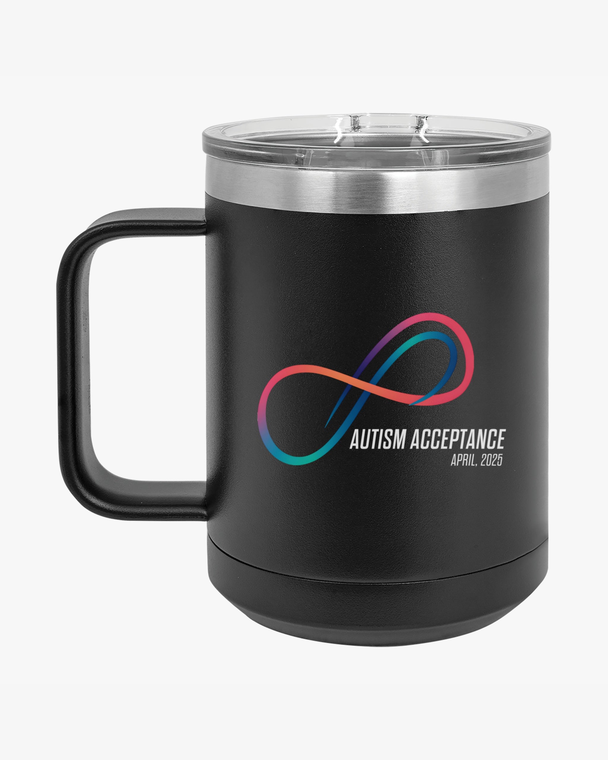 Autism Awareness 2025 - Loop of Acceptance Coffee Mug Tumbler