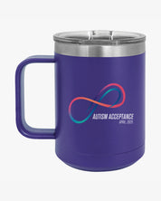 Autism Awareness 2025 - Loop of Acceptance Coffee Mug Tumbler