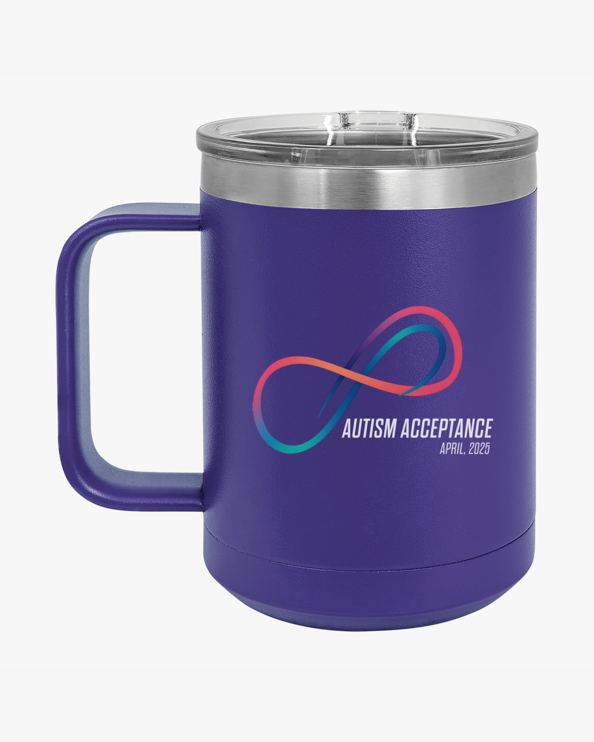 Autism Awareness 2025 - Loop of Acceptance Coffee Mug Tumbler