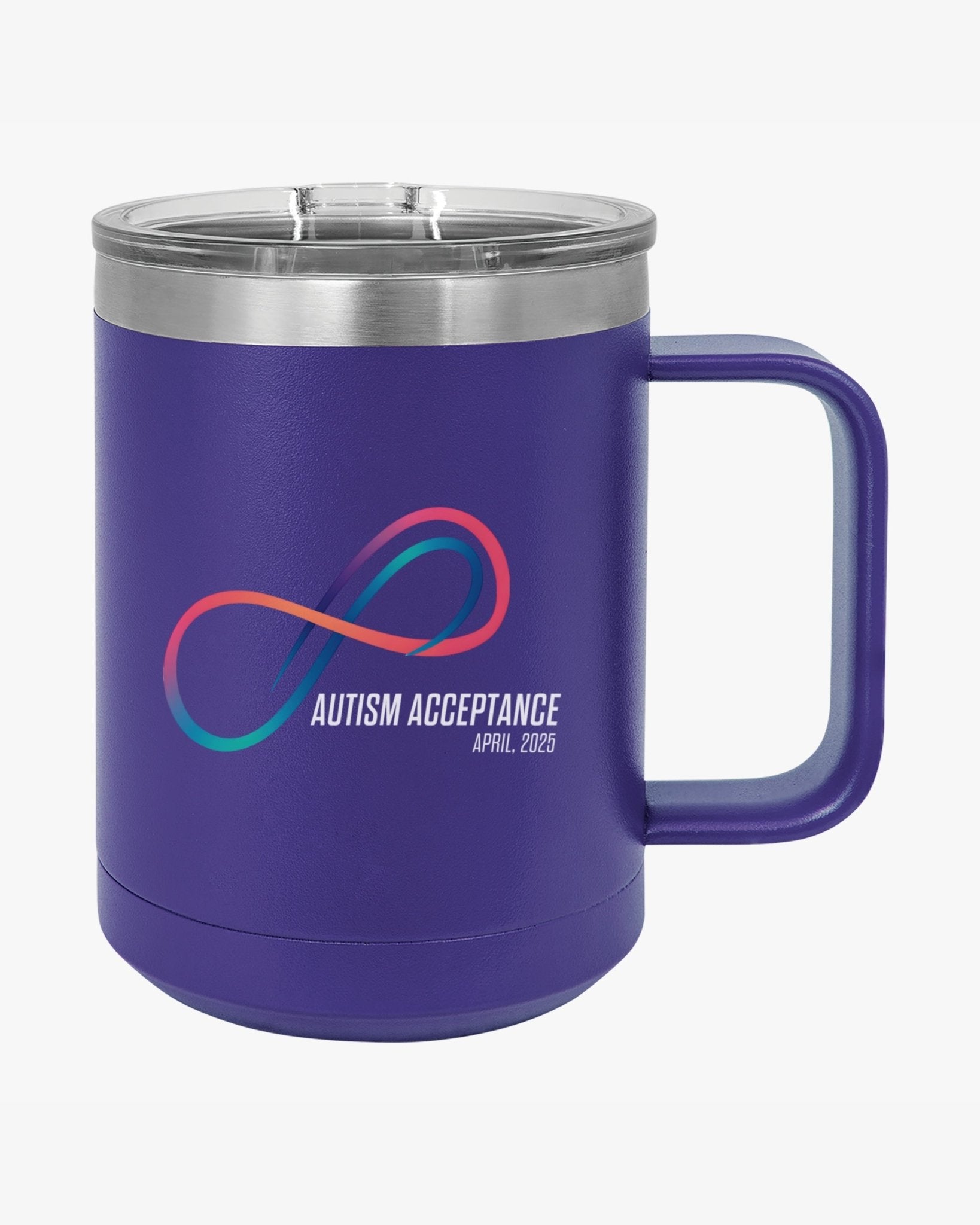 Autism Mug - Autism Awareness 2025 - Loop of Acceptance Coffee Mug Tumbler - Daily Bloom