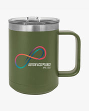 Autism Awareness 2025 - Loop of Acceptance Coffee Mug Tumbler