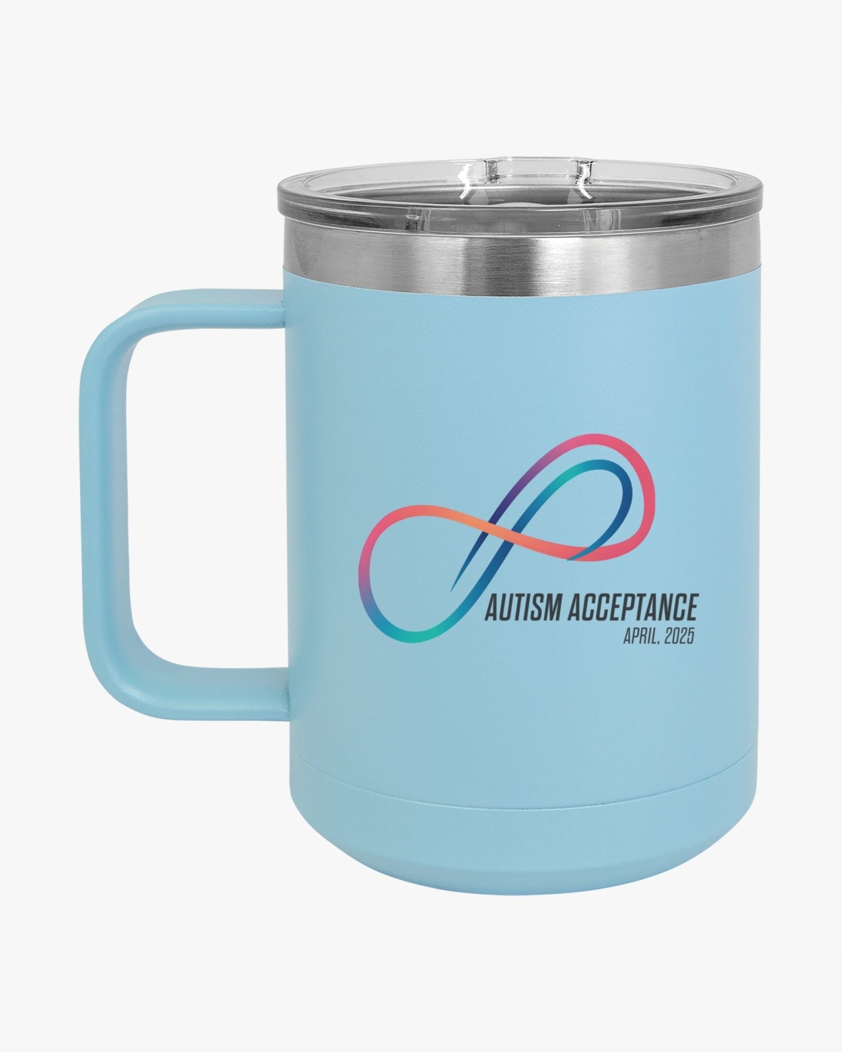 Autism Mug - Autism Awareness 2025 - Loop of Acceptance Coffee Mug Tumbler - Daily Bloom