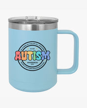Autism Awareness 2025 - Blooms of Color All Around Coffee Mug Tumbler