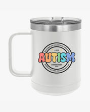 Autism Awareness 2025 - Blooms of Color All Around Coffee Mug Tumbler