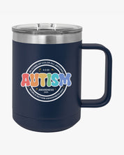 Autism Awareness 2025 - Blooms of Color All Around Coffee Mug Tumbler