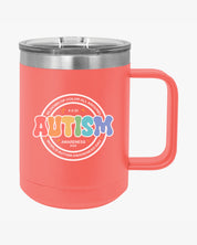 Autism Awareness 2025 - Blooms of Color All Around Coffee Mug Tumbler
