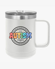 Autism Awareness 2025 - Blooms of Color All Around Coffee Mug Tumbler