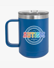 Autism Awareness 2025 - Blooms of Color All Around Coffee Mug Tumbler