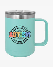Autism Awareness 2025 - Blooms of Color All Around Coffee Mug Tumbler