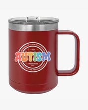 Autism Awareness 2025 - Blooms of Color All Around Coffee Mug Tumbler