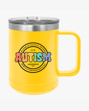 Autism Awareness 2025 - Blooms of Color All Around Coffee Mug Tumbler