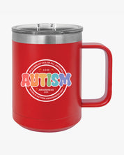 Autism Awareness 2025 - Blooms of Color All Around Coffee Mug Tumbler