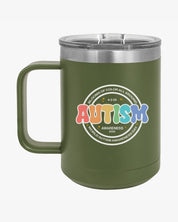Autism Awareness 2025 - Blooms of Color All Around Coffee Mug Tumbler