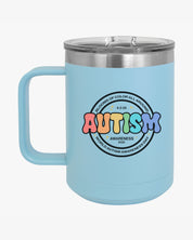 Autism Awareness 2025 - Blooms of Color All Around Coffee Mug Tumbler