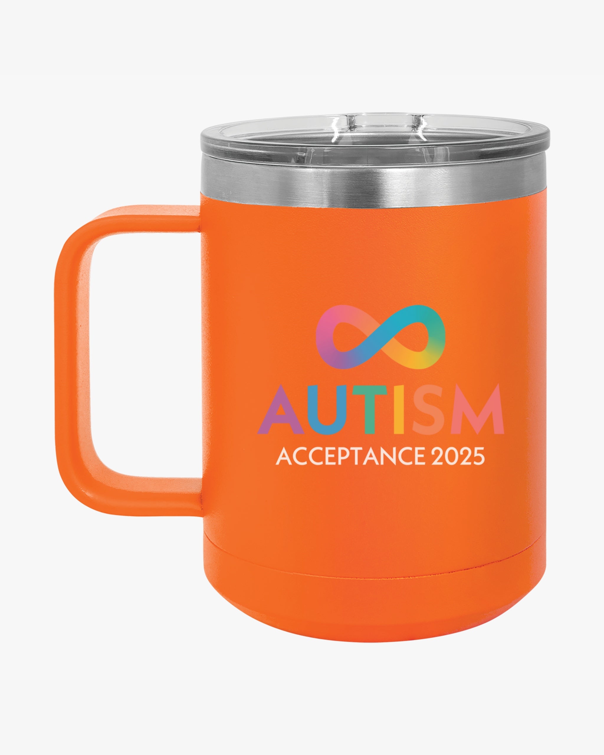Autism Awareness 2025 - Infinity Acceptance Coffee Mug Tumbler