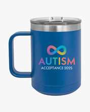 Autism Awareness 2025 - Infinity Acceptance Coffee Mug Tumbler