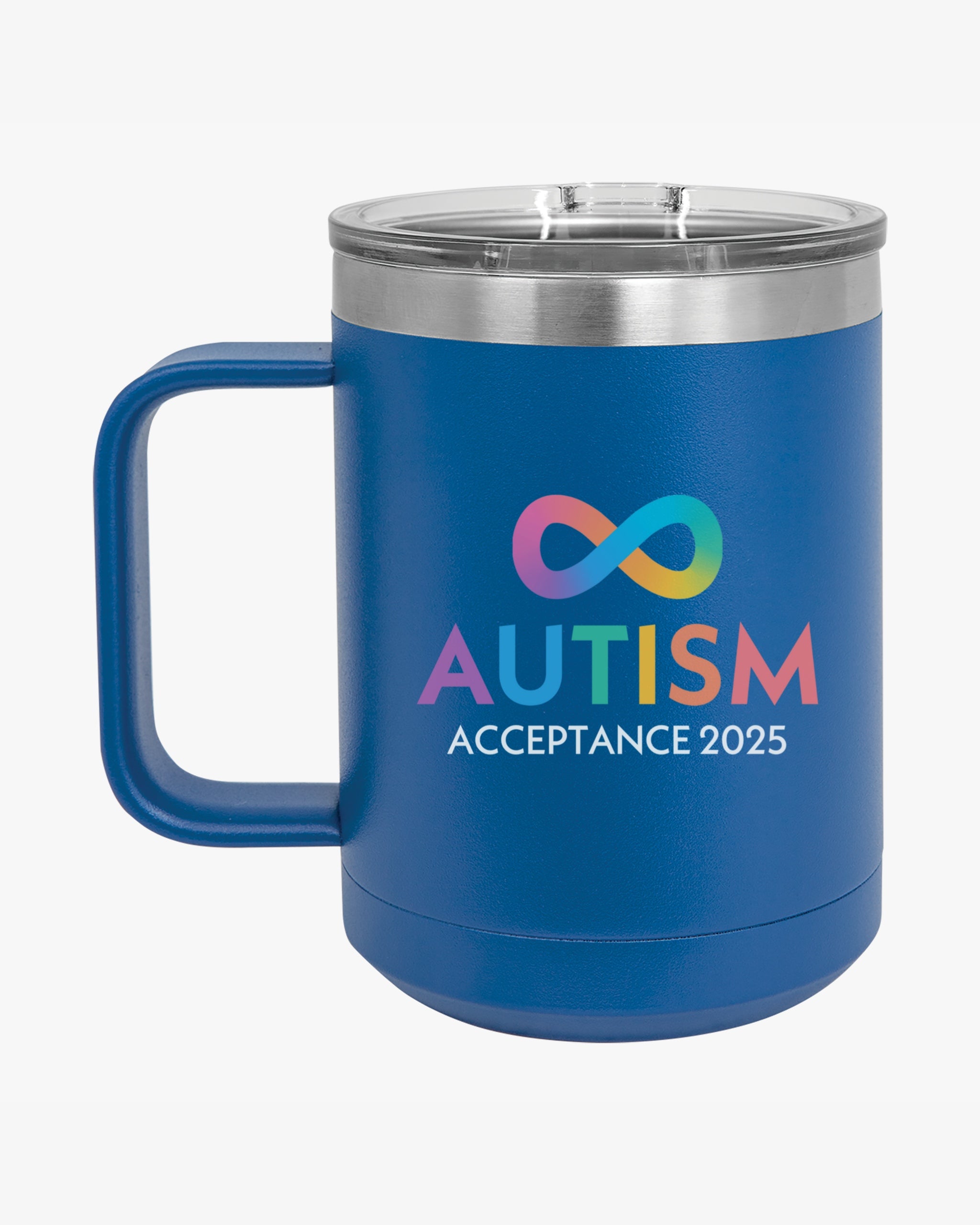 Autism Awareness 2025 - Infinity Acceptance Coffee Mug Tumbler