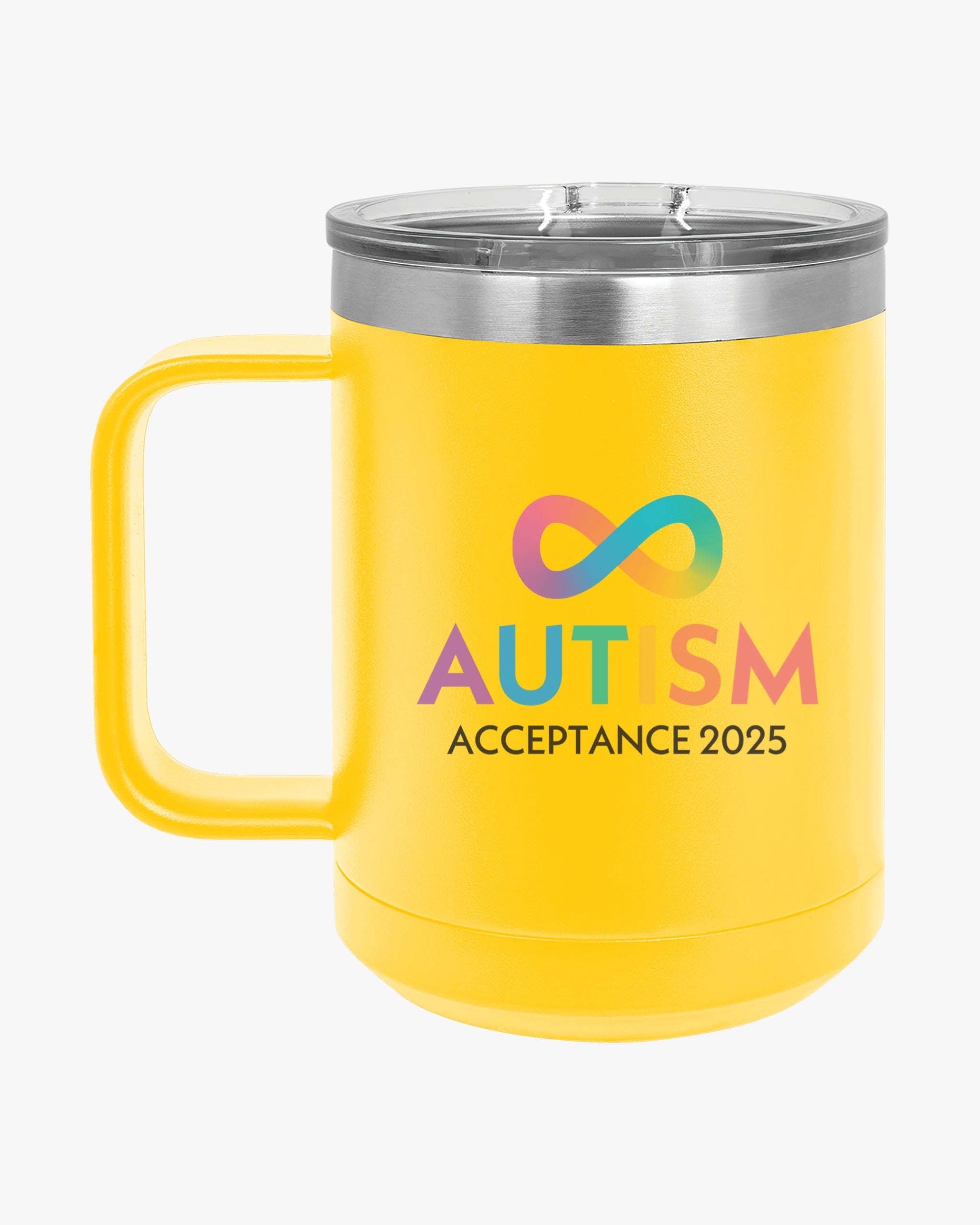 Autism Awareness 2025 - Infinity Acceptance Coffee Mug Tumbler